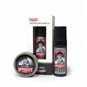 SADA: Uppercut Deluxe Foam Tonic - stylingová objemová pěna, 150 ml a Matt Pomade - matná pomáda se střední fixací, 100 g