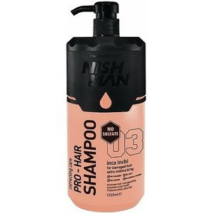 Nishman Hair Shampoo Sulfate Free - regenerační bezsulfátový šampon, 1250 ml