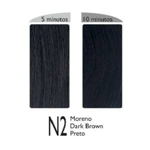 KUUL For Men Hair Color Coloración en Gel - gelová barva na vlasy pro muže, 30 ml N2 Moreno/Dark Brown - tmavá hnedá