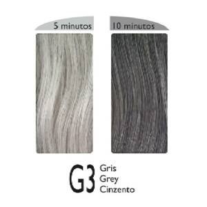 KUUL For Men Hair Color Coloración en Gel - gelová barva na vlasy pro muže, 30 ml G3 Gris Oscuro/Dark Grey - tmavě šedá