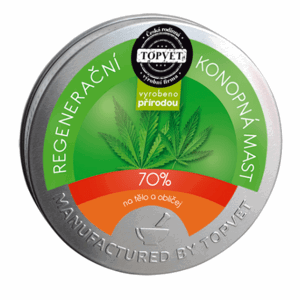 GREEN IDEA Konopná regenerační mast 70% 100 ml