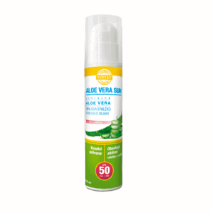 GREEN IDEA Aloe vera opalovací mléko SPF 50 200 ml