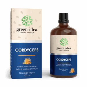 GREEN IDEA Cordyceps - bezlihová tinktura 100 ml