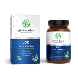 GREEN IDEA Jód - kelp+spirulina