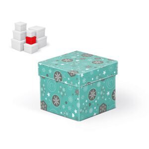 MFP 5370702 Krabice dárková vánoční C-V002-B 10x10x9cm