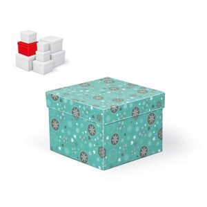 MFP 5370705 Krabice dárková vánoční C-V002-E 16x16x12cm