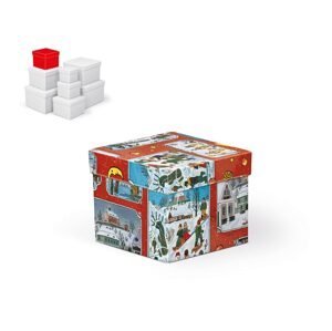 MFP 5370772 Krabice dárková vánoční C-V005-CL 12x12x10cm