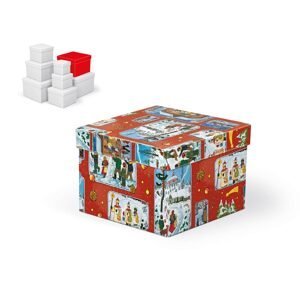 MFP 5370775 Krabice dárková vánoční C-V005-FL 18x18x13cm