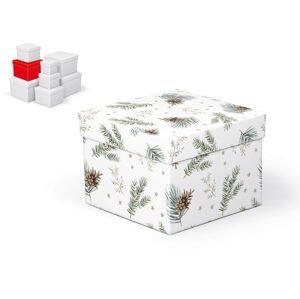 MFP 5370935 Krabice dárková vánoční C-V006-E 16x16x12cm