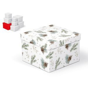 MFP 5370937 Krabice dárková vánoční C-V006-G 20x20x14cm