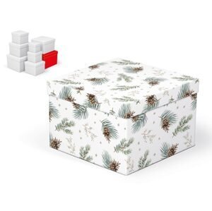 MFP 5370938 Krabice dárková vánoční C-V006-H 22x22x15cm