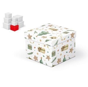 MFP 5370942 Krabice dárková vánoční C-V007-D 14x14x11cm