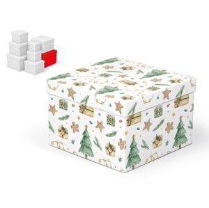 MFP 5370946 Krabice dárková vánoční C-V007-H 22x22x15cm