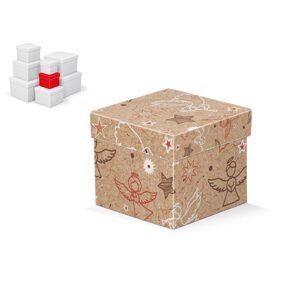 MFP 5371047 Krabice dárková vánoční C-V008-B 10x10x9cm