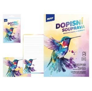MFP 5550346 Dopisní papír barevný LUX 5+10 (Kolibřík)
