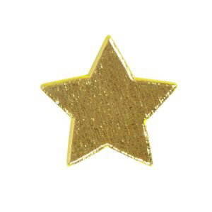MFP 8886423 Dekorace hvězda 24ks zlatá 2,5cm lepící