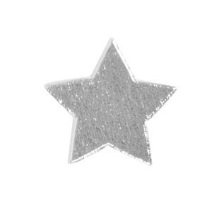 MFP 8886424 Dekorace hvězda 24ks stříbrná 2,5cm lepící