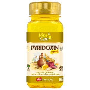 VitaHarmony Vitamin B6 (Pyridoxin) 60 tbl.