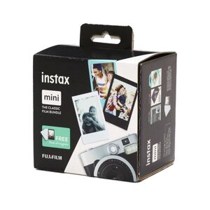 FUJIFILM Instax MINI film bundle classic (black, monochrome, blue marble)