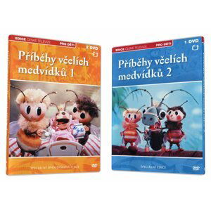 Příběhy včelích medvídků 1+2 KOMPLET (20 dílů) - 3xDVD