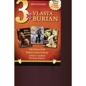 3xVlasta Burian 8 (Když Burian prášil/Hrdinný kapitán Korkorán/Lelíček ve službách S. Holmesa) - 3DV