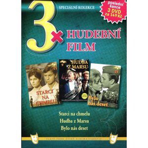 3xHudební film (Starci na chmelu / Bylo nás deset / Hudba z Marsu) - 3DVD