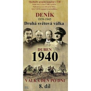 Deník 2. světové války (8. díl) - duben 1940 (DVD) (papírový obal)