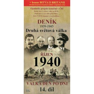 Deník 2. světové války (14. díl) - říjen 1940 (DVD) (papírový obal)