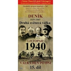 Deník 2. světové války (15. díl) - listopad 1940 (DVD) (papírový obal)