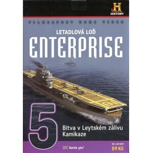 Letadlová loď ENTERPRISE - DVD 5 (Bitva v Leytském zálivu,Kamikaze) (papírový obal)