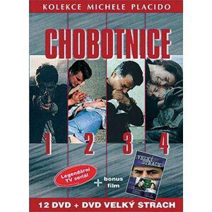 Michele Placido kolekce (Chobotnice 1-4. sezóna + FILM Velký Strach (DVD) - 13xDVD (papírový obal)