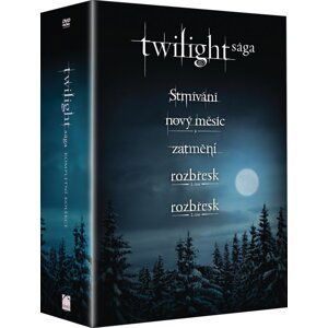 Twilight sága kompletní kolekce (5xDVD)