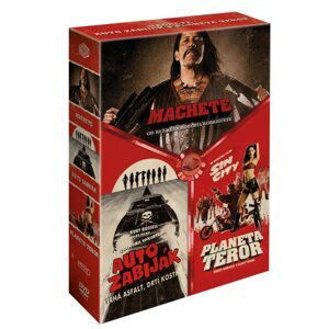 Auto zabiják + Planeta Teror + Machete - 3xDVD - kolekce