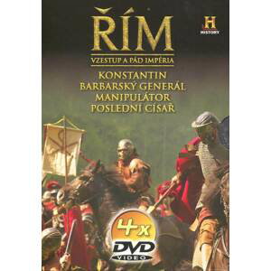 Řím 10-13 (Konstantin, Barbarský generál, Manipulátor, Poslední císař) (4 DVD)