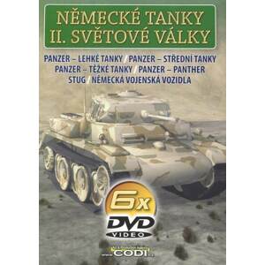 Německé tanky 2. světové války - 6 DVD (papírový obal)