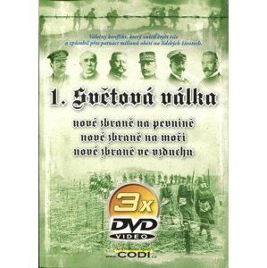 1. světová válka - nové zbraně - 3 DVD (papírový obal)