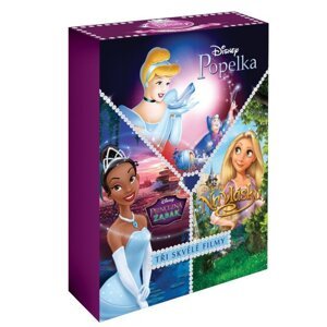 DISNEY princezny: Princezna a žabák + Na vlásku + Popelka DE - 3xDVD