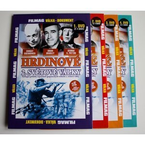 Hrdinové 2. světové války 1-4 - kolekce (4 DVD) (papírový obal)