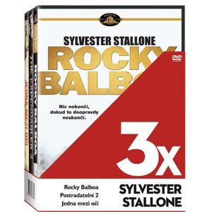 3x Sylvester Stallone (Rocky Balboa, Jedna mezi oči, Postradatelní 2) - 3xDVD