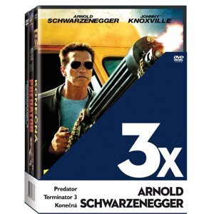 3x Arnold Schwarzenegger (Konečná, Predátor, Terminátor 3) - 3 DVD