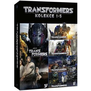 Transformers kolekce 1-5 (5 DVD)