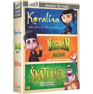 Kolekce 3 filmů společnosti Laika (3 DVD)