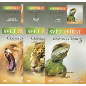 Svět zvířat - Úžasná zvířata 1-3 - kolekce - 3xDVD (papírový obal)