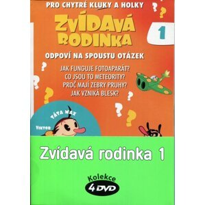 Zvídavá rodinka 1 - kolekce (4xDVD) (papírový obal)