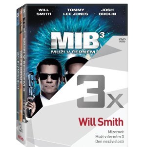 3x Will Smith (Mizerové, Muži v černém 3, Den nezávislosti) - kolekce (3 DVD)