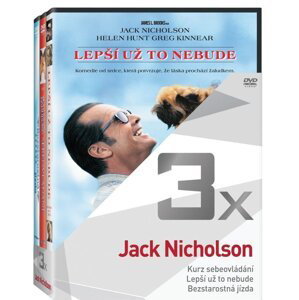 3x Jack Nicholson (Kurs sebeovládání, Lepší už to nebude, Bezstarostná jízda) - kolekce (3 DVD)