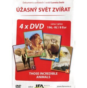 Úžasný svět zvířat - kolekce (4 DVD) (papírový obal)