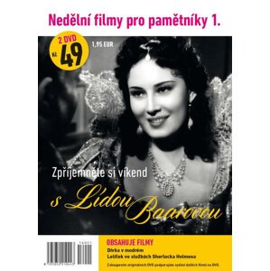 Nedělní filmy pro pamětníky 1: Lída Baarová (2 DVD) (papírový obal)