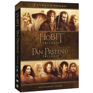 Kolekce Středozemě: Pán prstenů / Hobit (6 DVD) - kinoverze