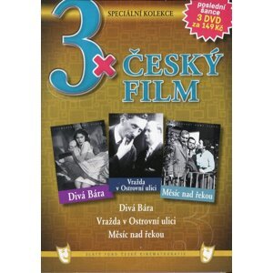 3x Český film kolekce 3DVD (papírový obal)